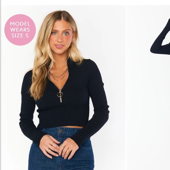 #24- SHOW ME YOUR MUMU- Charlie Zip Sweater - Picture 1 of 5